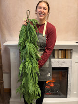 48" Thick Sage Real Touch Norfolk Pine Garland