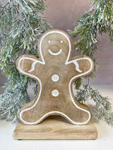 Mango Wood Gingerbread Man