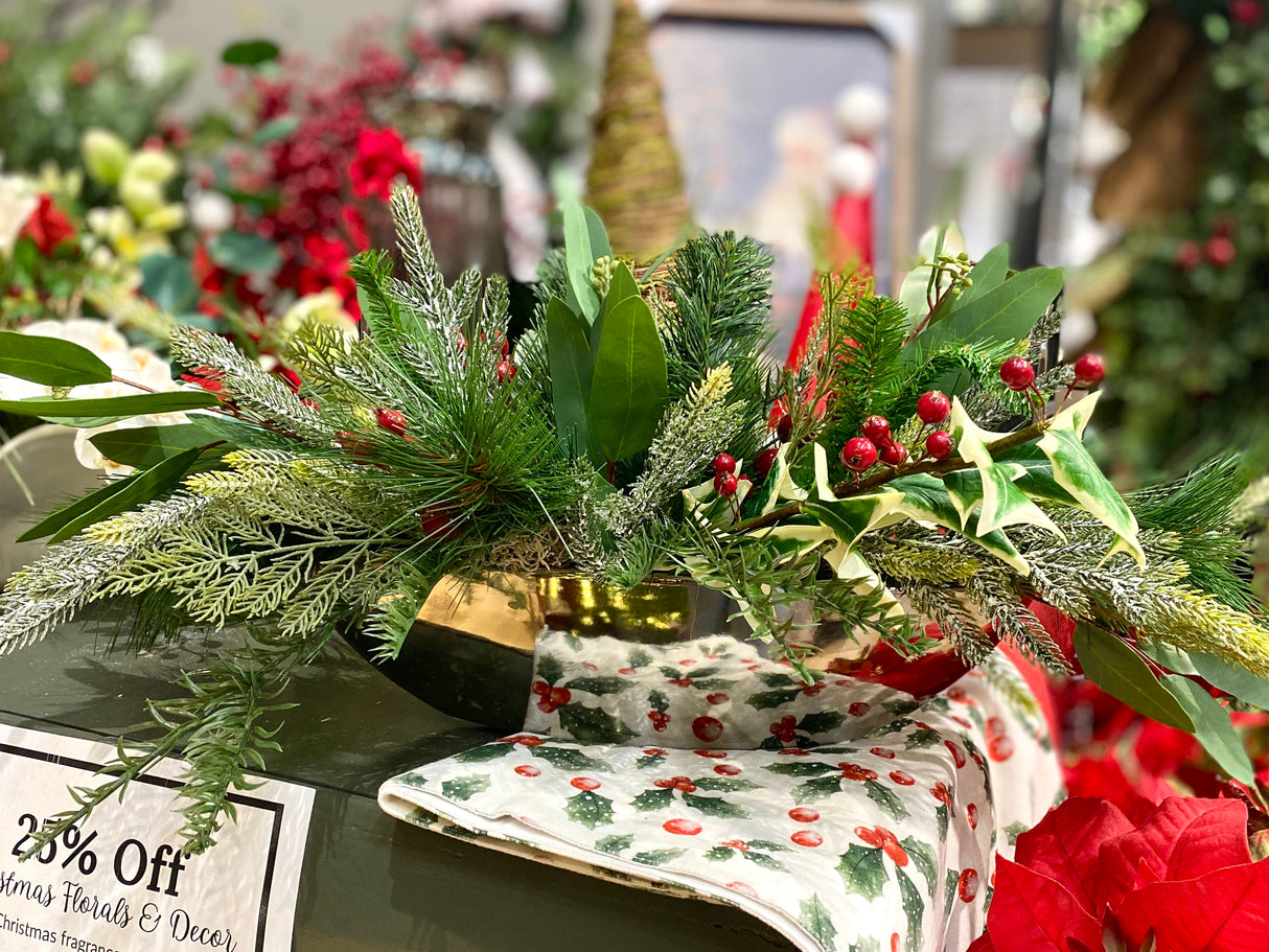 24" Tidings of Joy Centerpiece