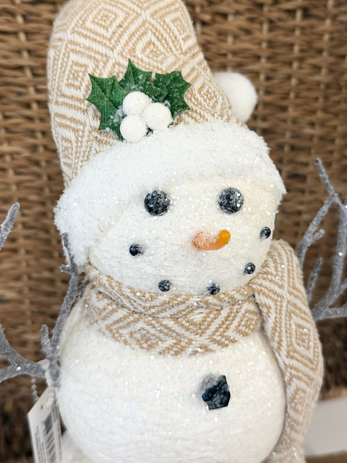 White Cheery Snowman