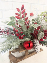 17" Sleigh Ride Centerpiece