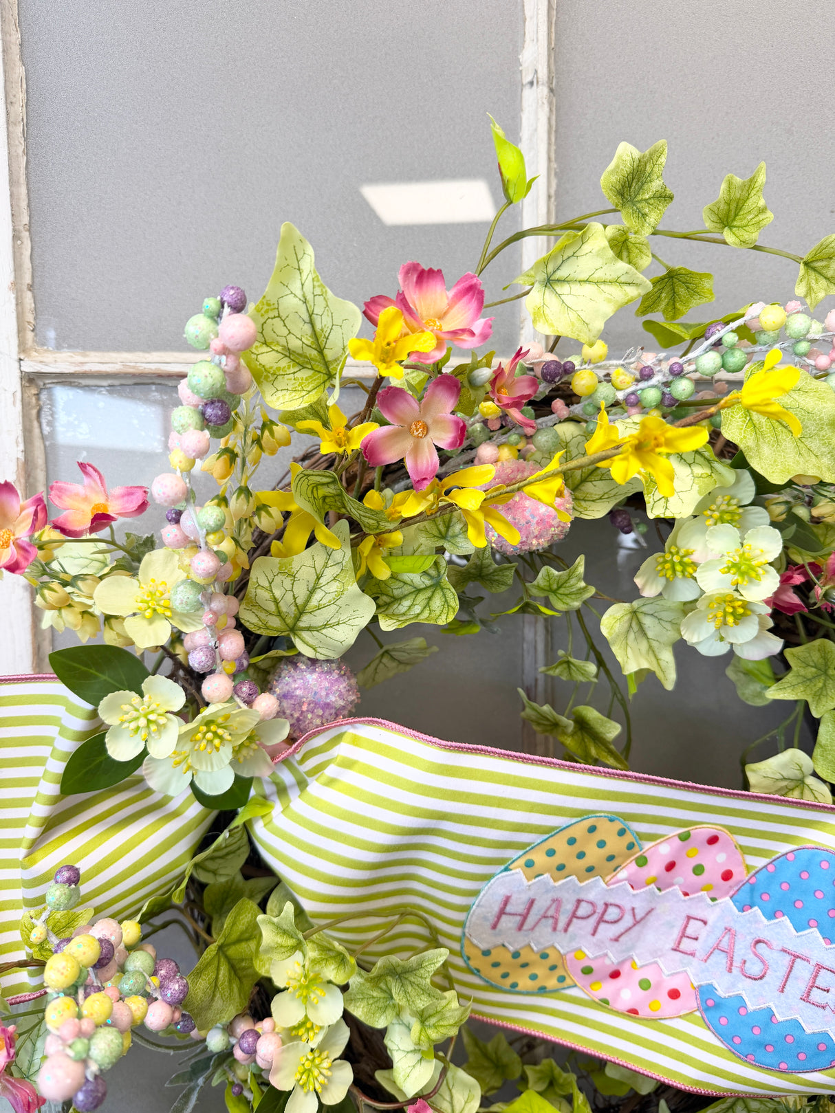 26" Happy Easter Wreath