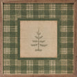 Evergreen Plaid Tree Wood Art