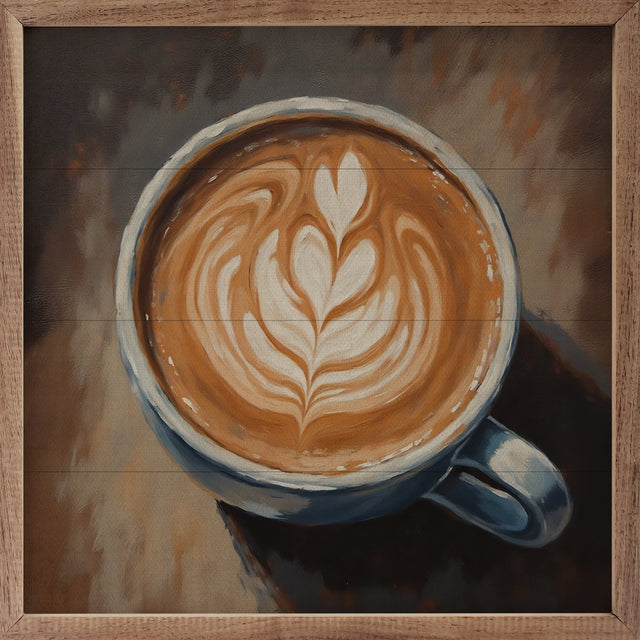 Latte Art Wood Art
