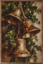 Evergreen Christmas Bells Wood Art