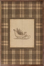 Woodland Sleigh Plaid Wood Art