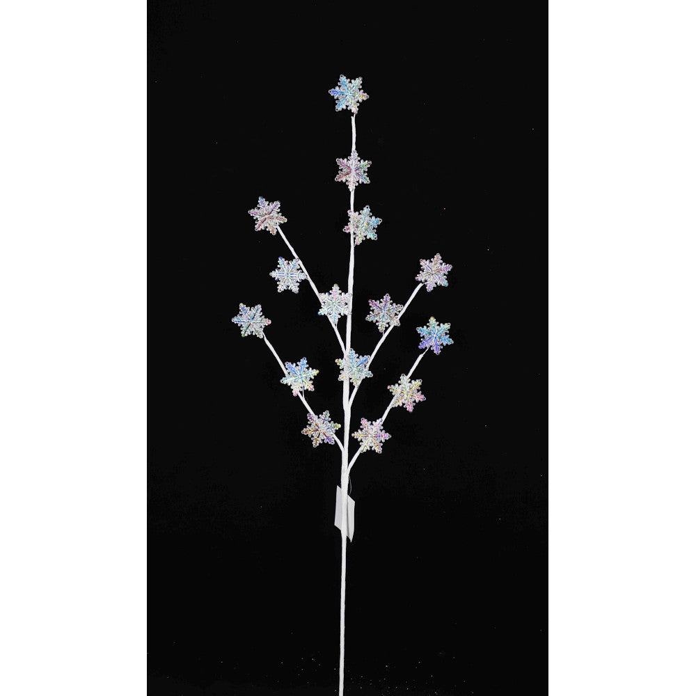 Opal Acrylic Snowflake Spray