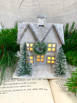 Welcome Home Lighted House Ornament