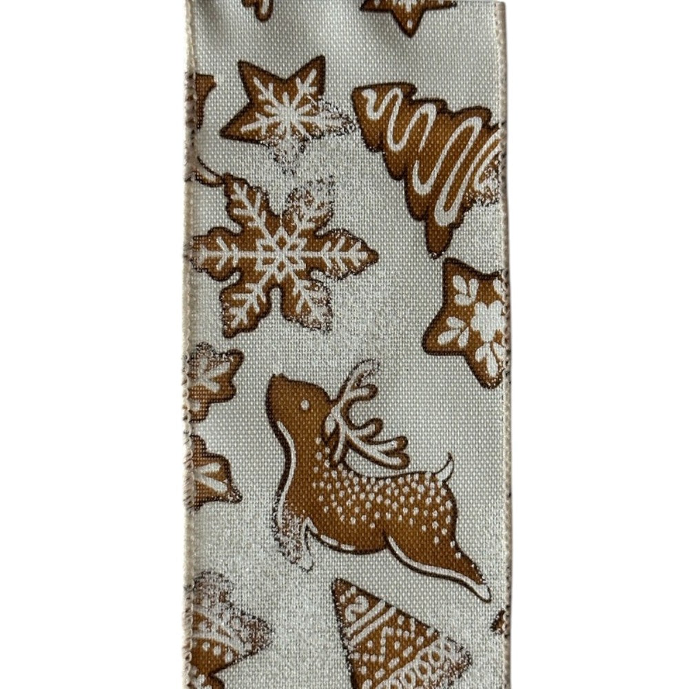 2.5" Gingerbread Ribbon Bolt