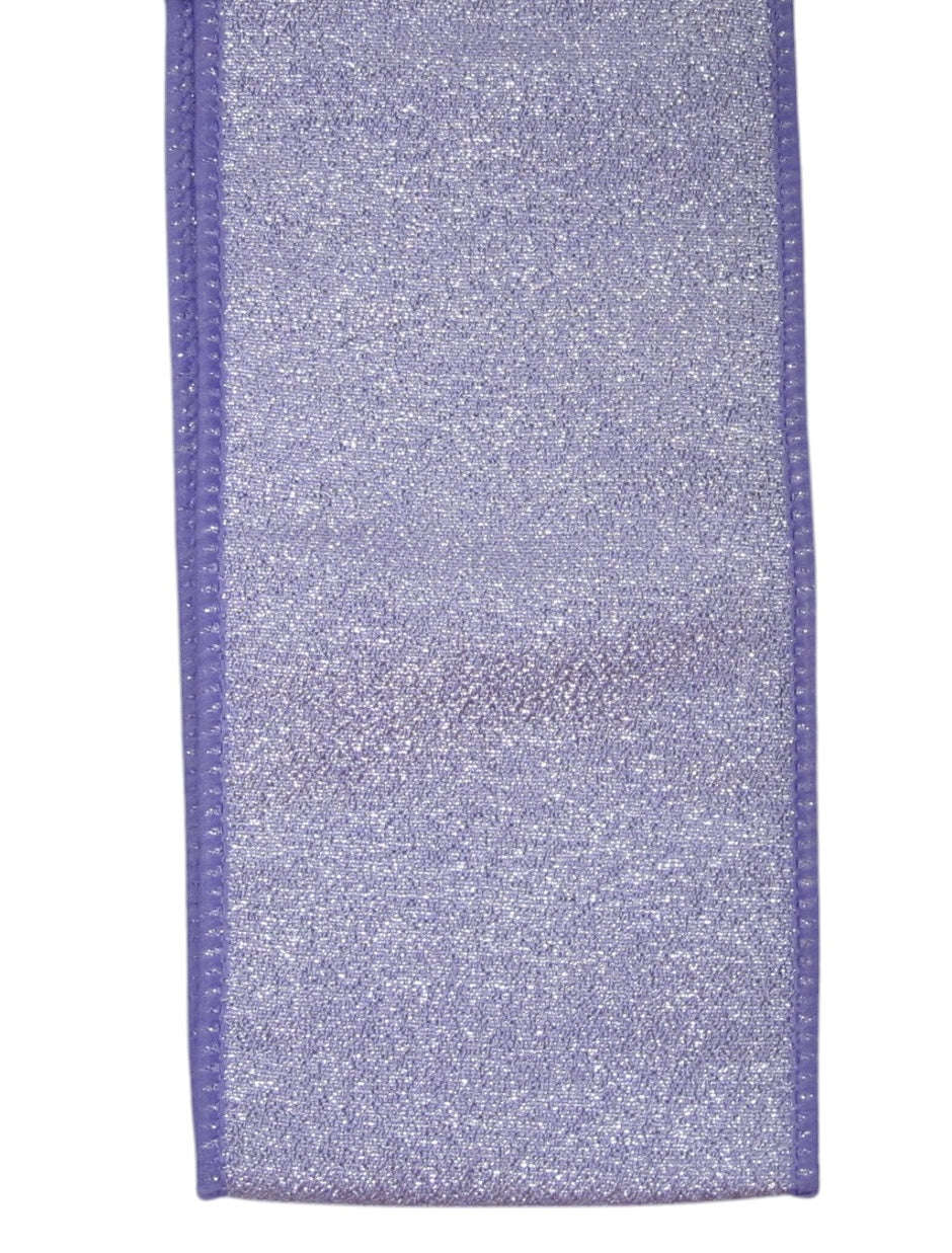 2.5" Lavender Metallic Ribbon Bolt