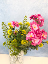 21" Geranium Drop-In
