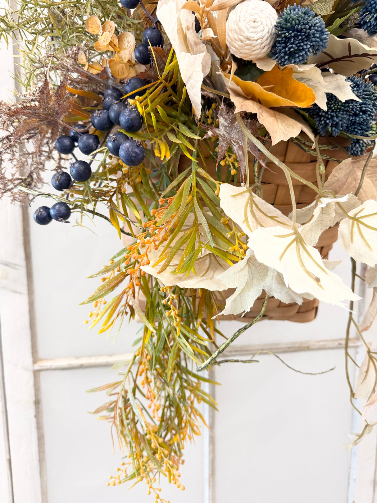 35" Harvest Season Wall Basket