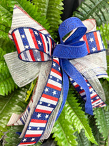 12" Patriotic Charm Bow