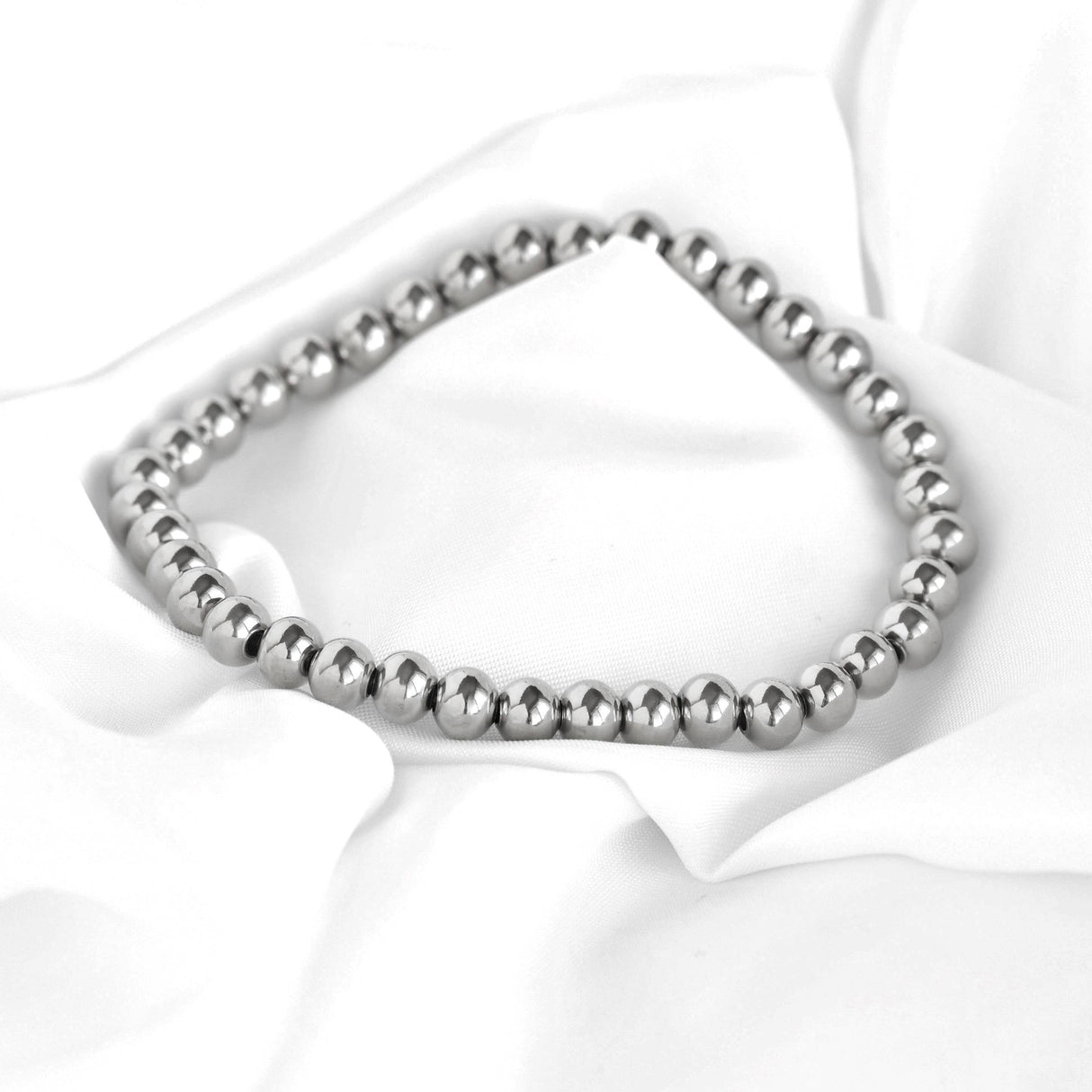 Silver Ball Stainless Steel Bracelet