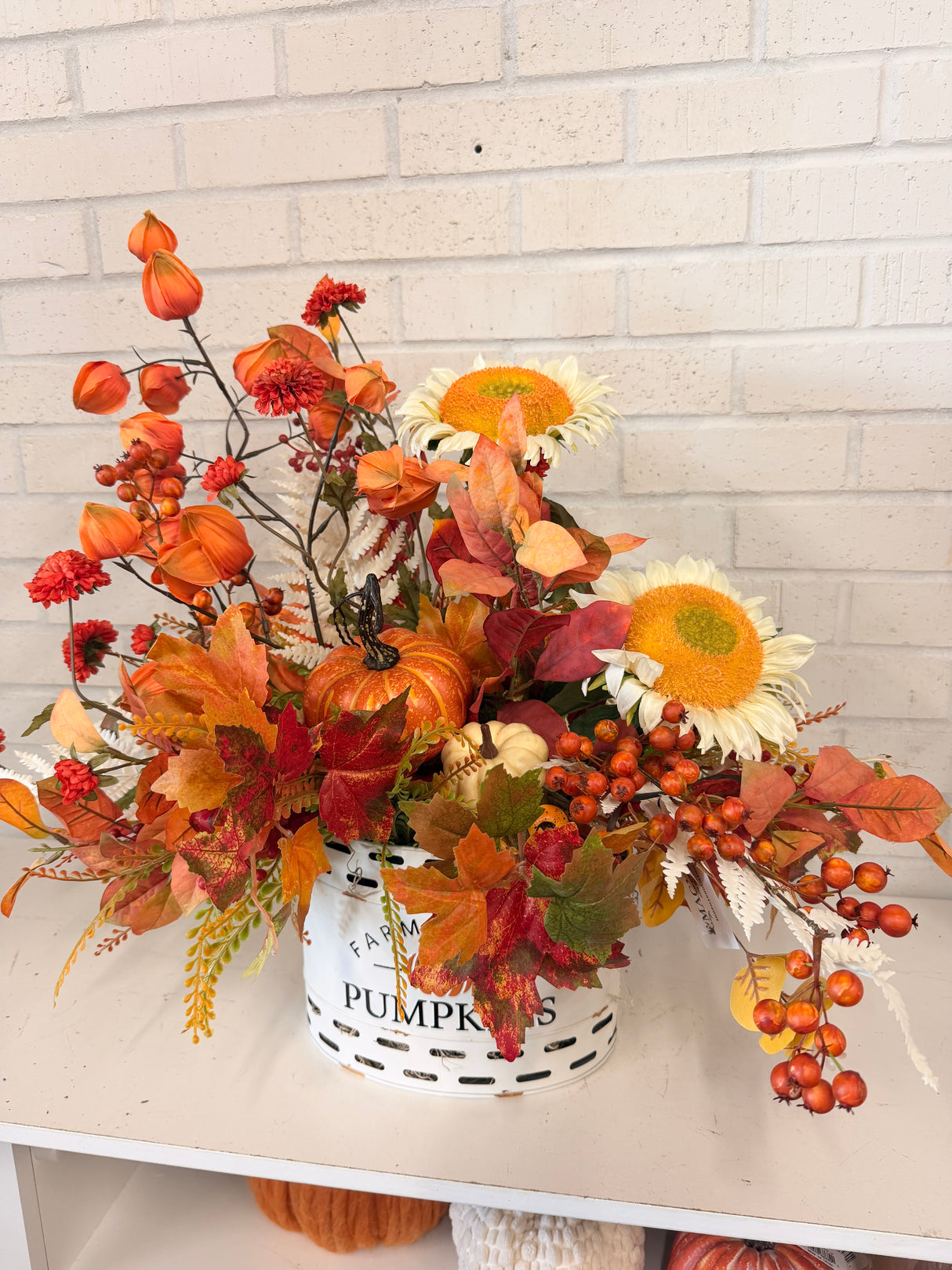27" September Smiles Centerpiece