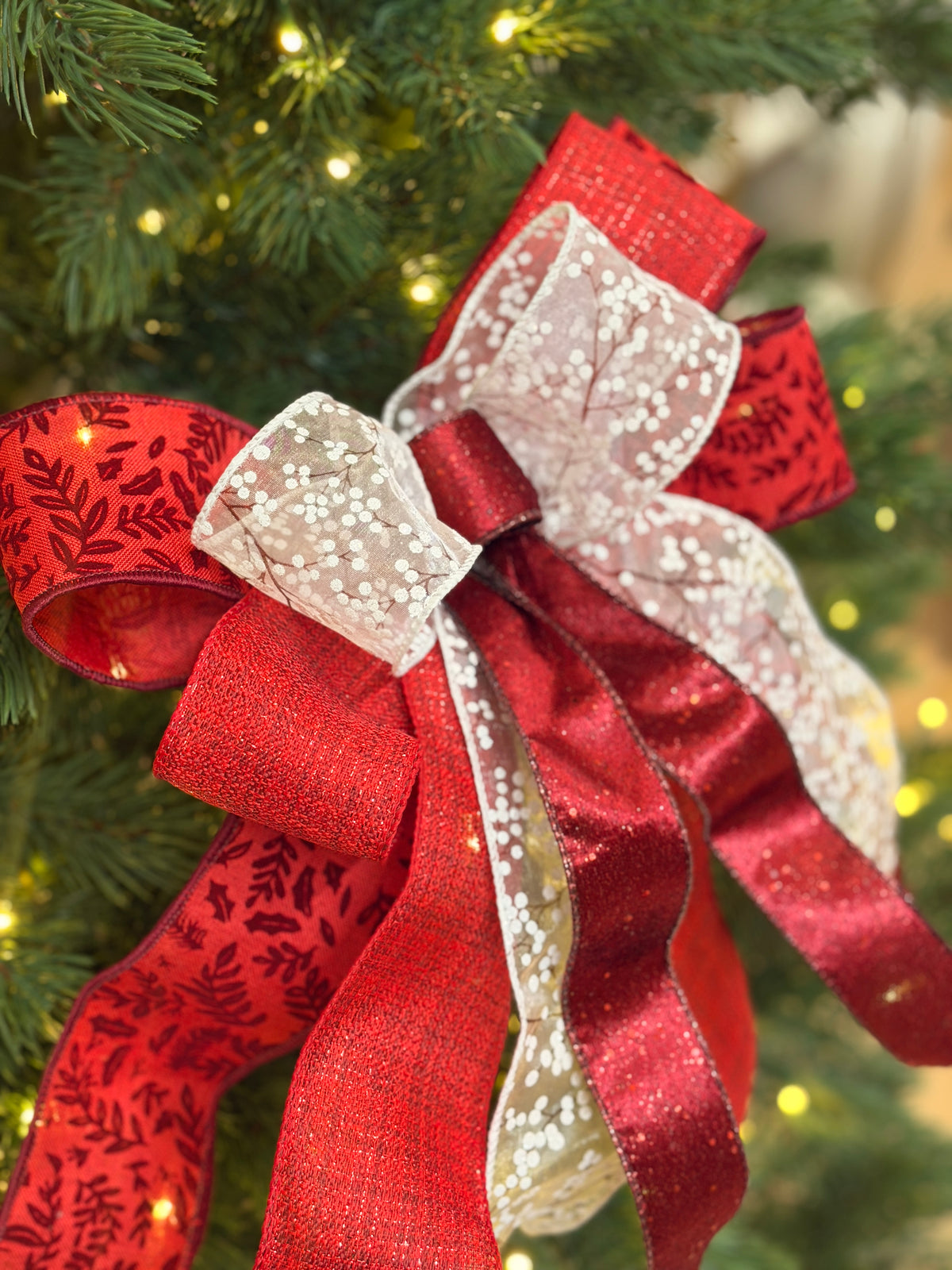 Crimson Christmas Bow