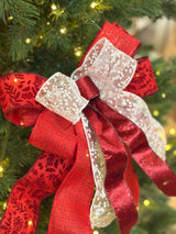 Crimson Christmas Bow