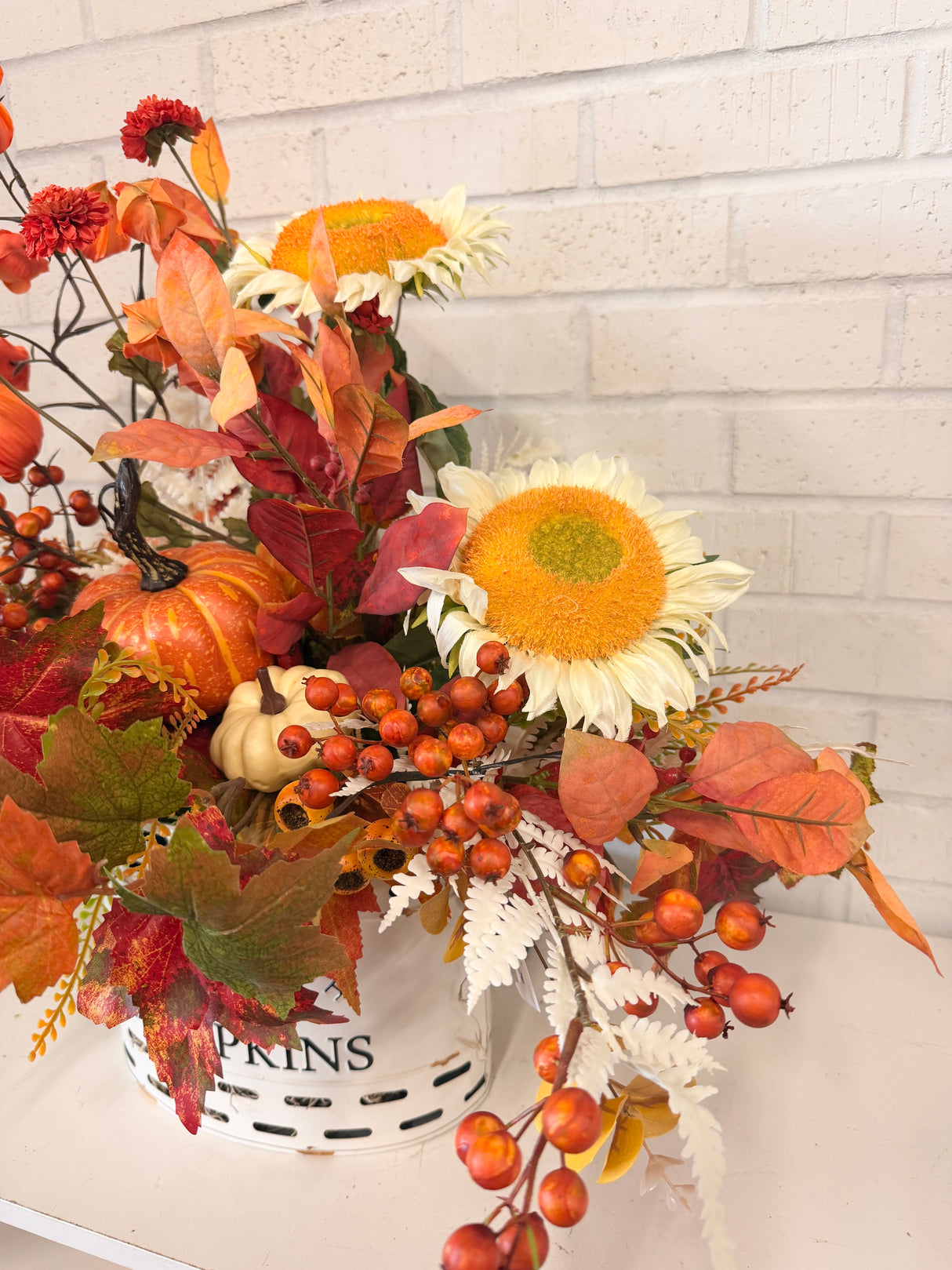 27" September Smiles Centerpiece