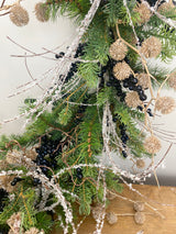 52" Frosty Berries Garland