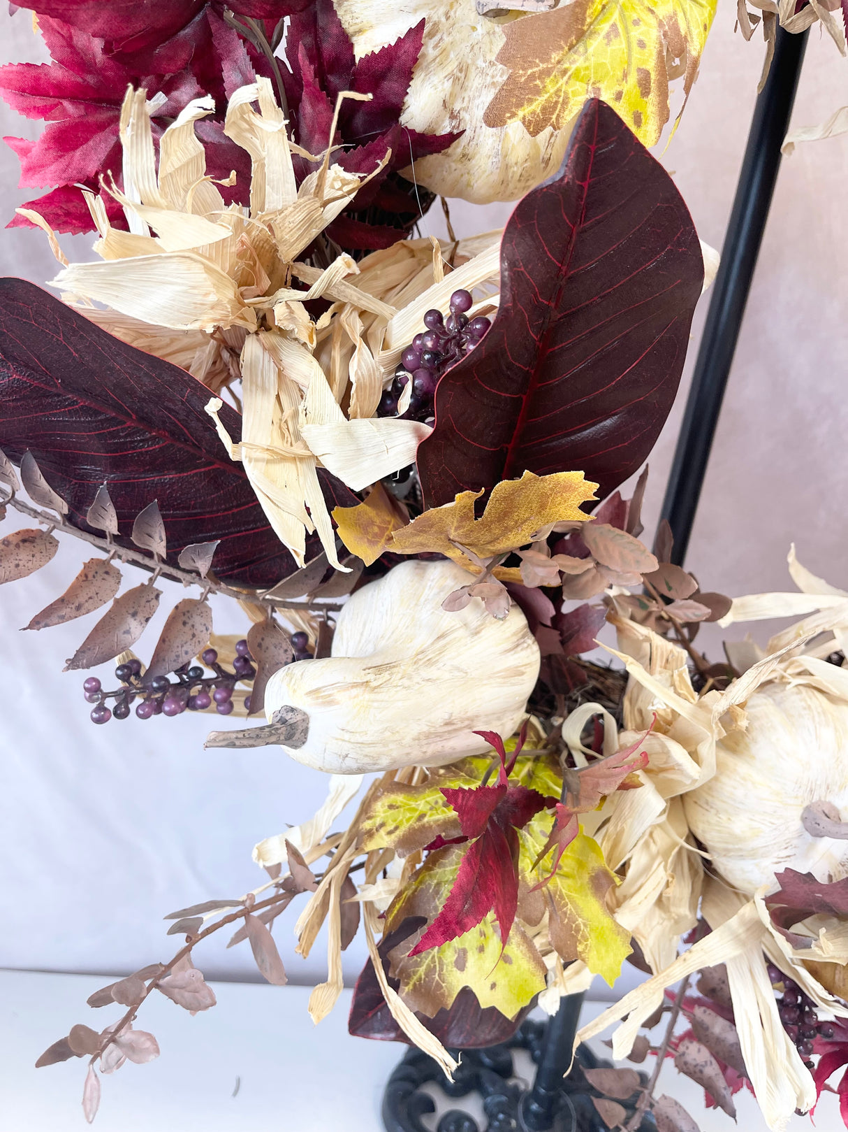 27" Shades of Fall Wreath