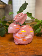 Cute & Modern Glass Easter Bunny - 3 Colors