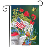 American Garden Garden Flag