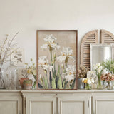 Iris Patch Wood Art