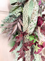 38" Sage Harvest Serenade Swag