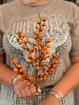 Yellow Brown Berry Spray