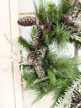 17" Winter Lodge Wreath