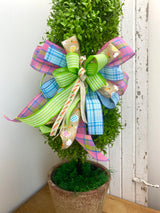 15" Easter Garden Party Bow