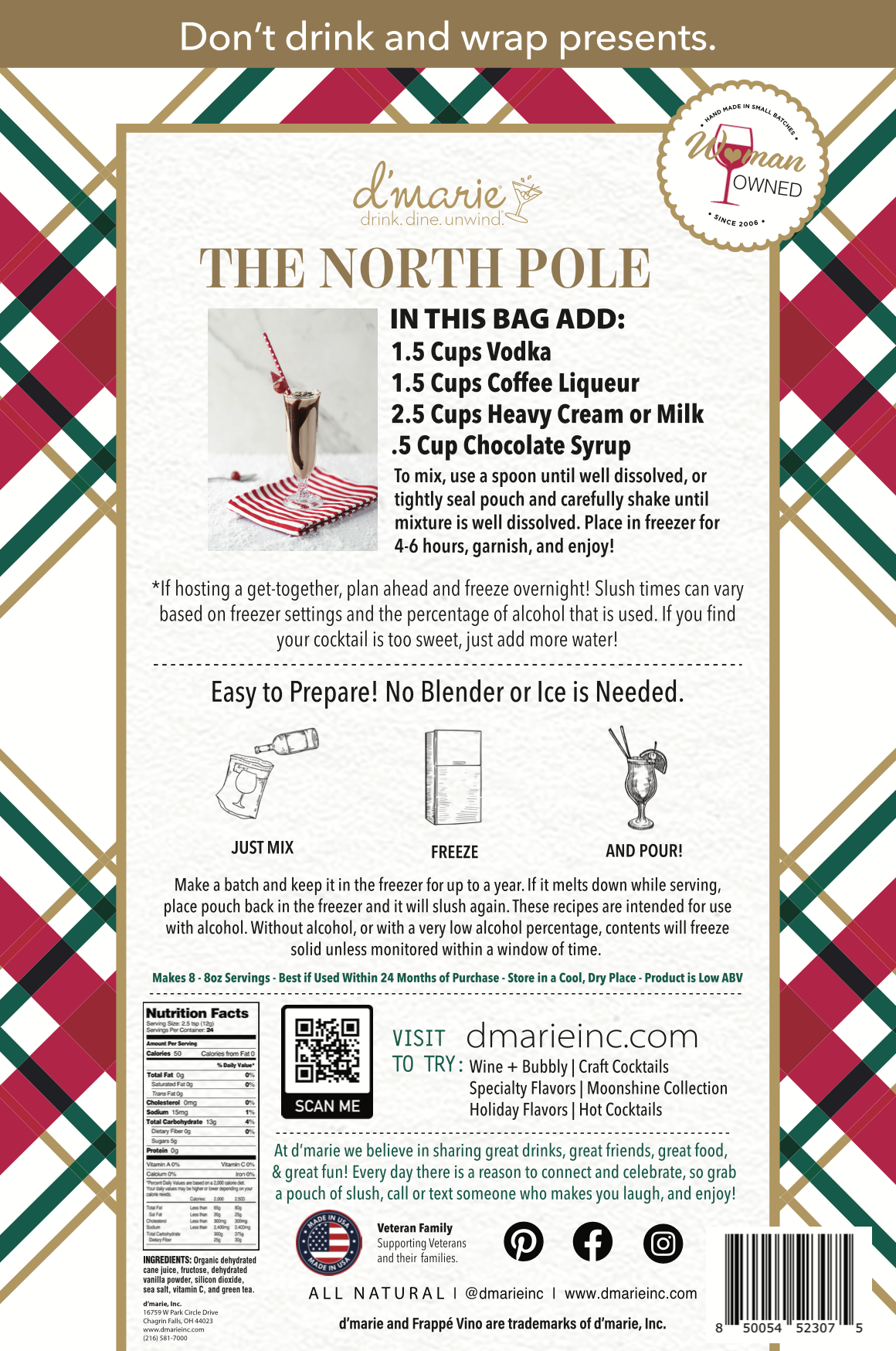 The North Pole Cocktail Slush Mix