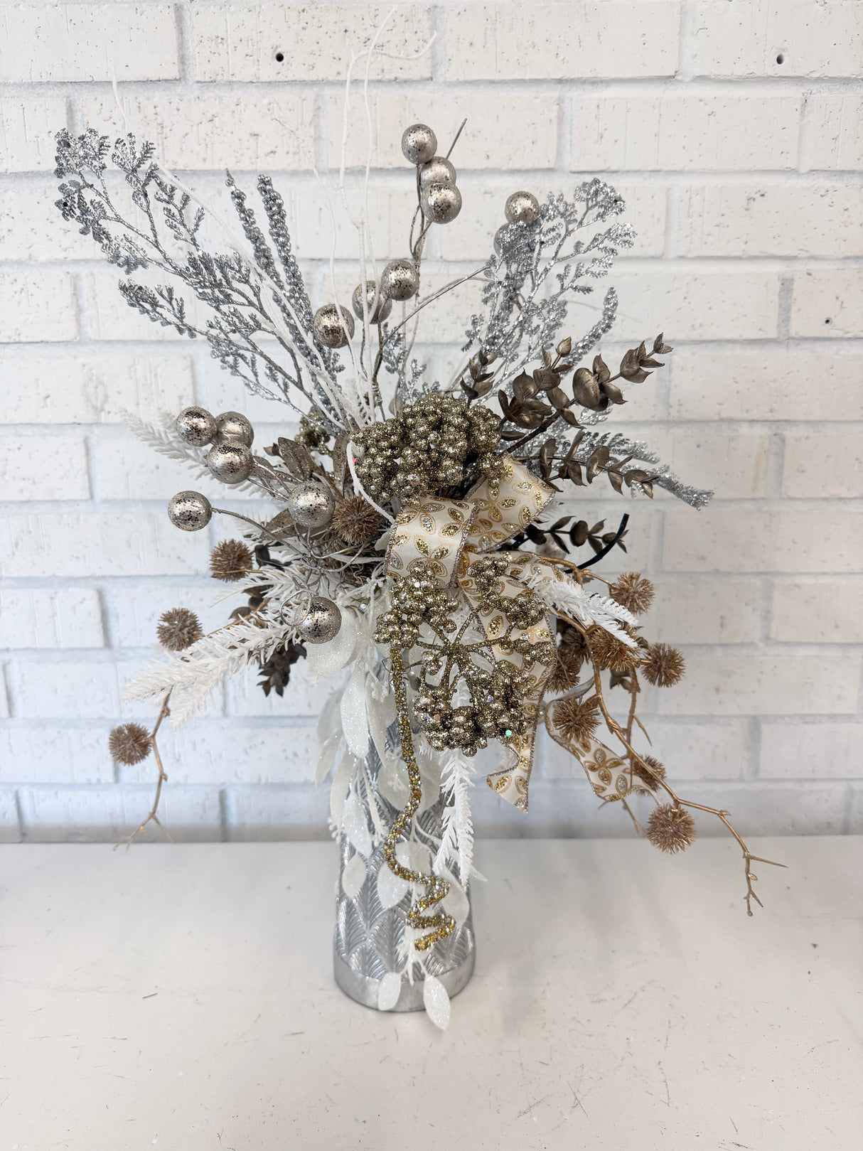 22" Bright Holiday Centerpiece