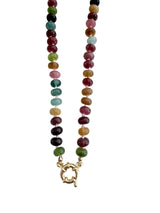 Bria Stone Necklace- Multicolor Agate