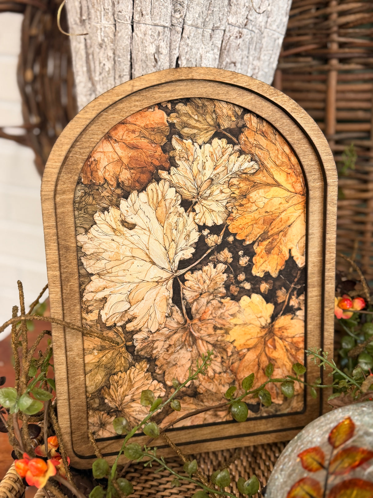 Pumpkin Window Canvas Art Layered Set