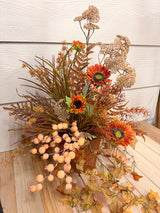 34" Falling Leaves Step Sitter