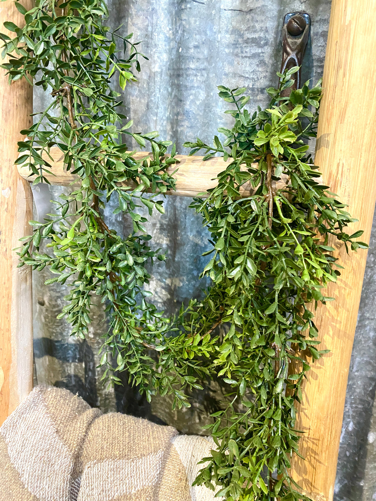 6' New England Boxwood Garland