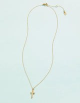Splash Cross Necklace