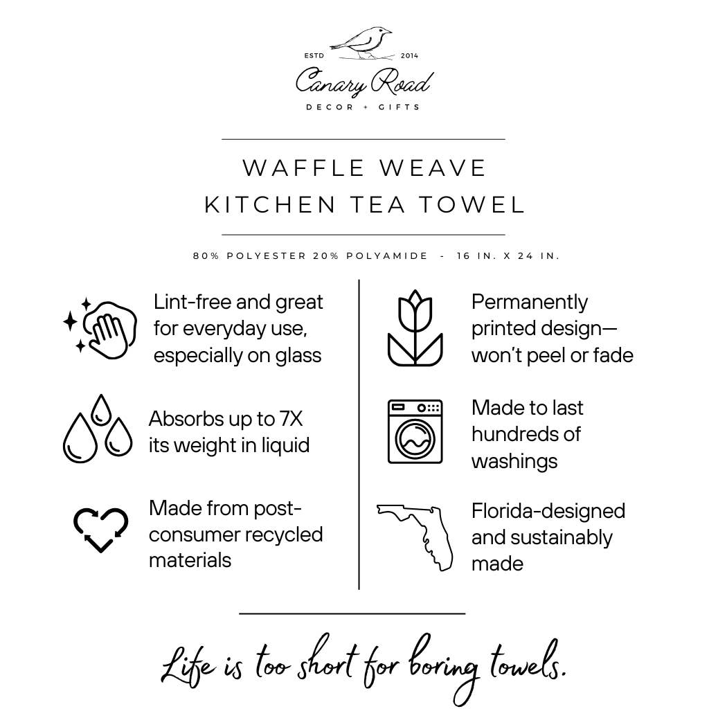 Tomato Garden Tea Towel