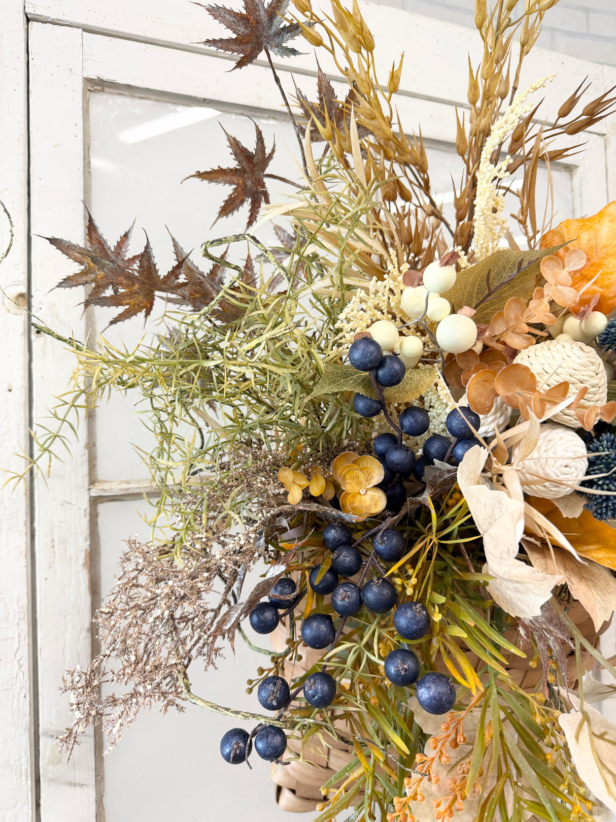 35" Harvest Season Wall Basket