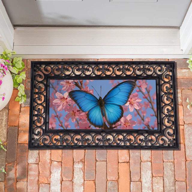 Butterfly and Cherry Blossom Sassafras Switch Mat