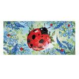 Garden Blue Florals Ladybug Sassafras Switchmat