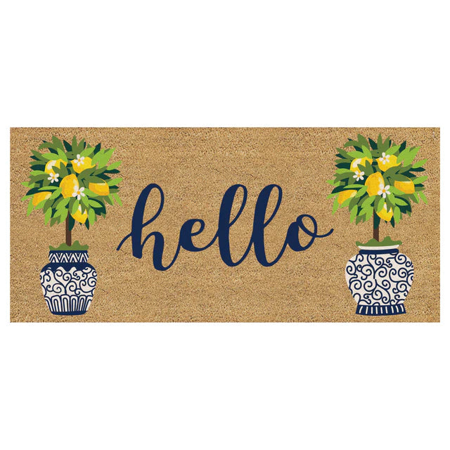 Hello Topiary Flocked Coir Sassafras Switch Mat
