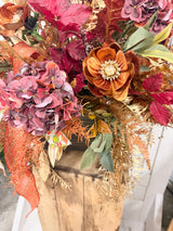 33" Fires of Fall Porch Pot