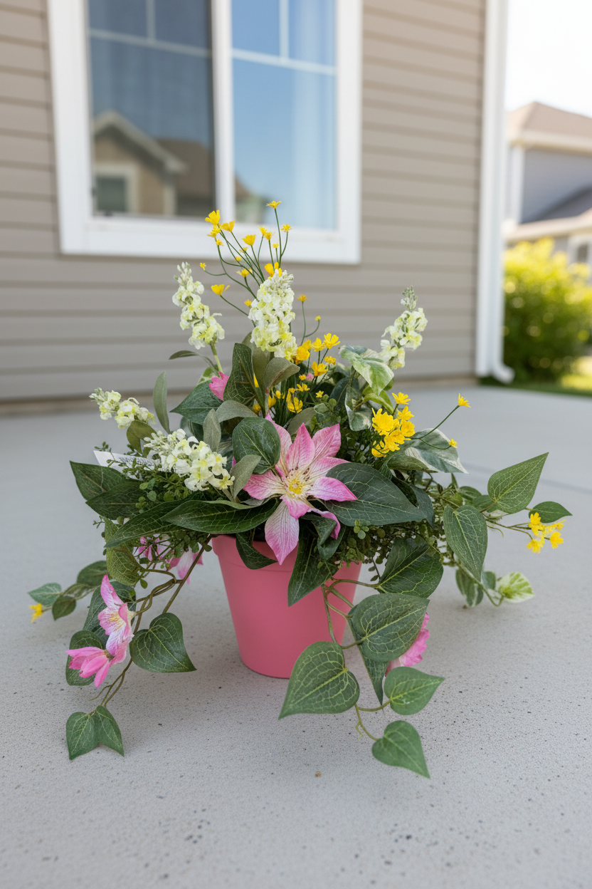 21" UV Protect Garden Blush Step Sitter