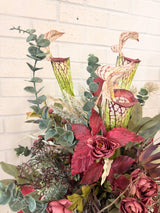 26" Burgundy Breeze Centerpiece