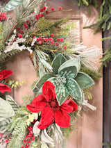 28" Winterberry Noel Wreath
