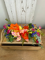 17" Summer Market Bloom Swag