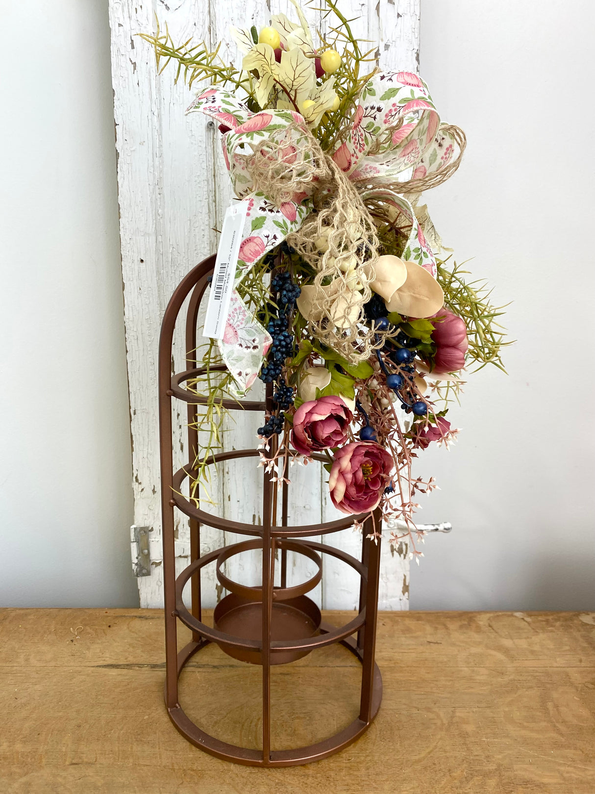 10" Muted Meadow Lantern Swag