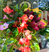 23" Summer Tropical Breeze Hanging Basket